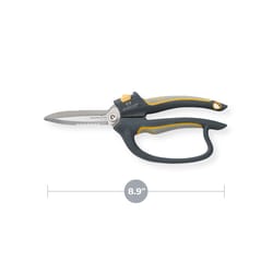 WOODLAND TOOLS 5 in. Stainless Steel Serrated Utility Shears
