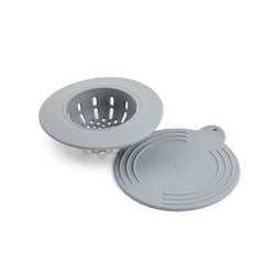 Core Kitchen Antimicrobial Silicone Sink Strainer With Stopper