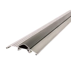 M-D BUILDING PRODUCTS 0.75 in. H X 3.75 in. W X 36 in. L Aluminum Deluxe Low Threshold Silver