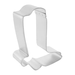 R&M International Corp International Corp 4 in. W X 3 in. L Cowboy Cookie Cutter Silver 1 pc