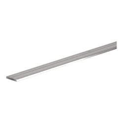 SteelWorks 0.125 in. X 1.25 in. W X 3 ft. L Aluminum Flat Bar 1 pk
