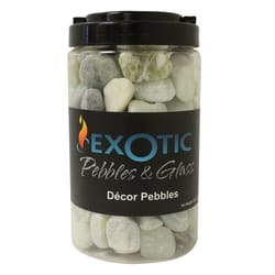 Exotic Pebbles & Glass Jade Polished Deco Pebbles 5 lb