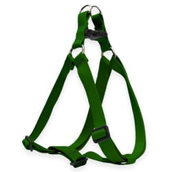 LupinePet Basic Solids Green Moss Nylon Dog Harness