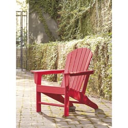 Signature Design by Ashley Sundown Treasure Red HDPE Frame Armchair
