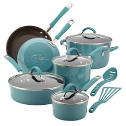 Rachael Ray Aluminum Cookware Set Blue