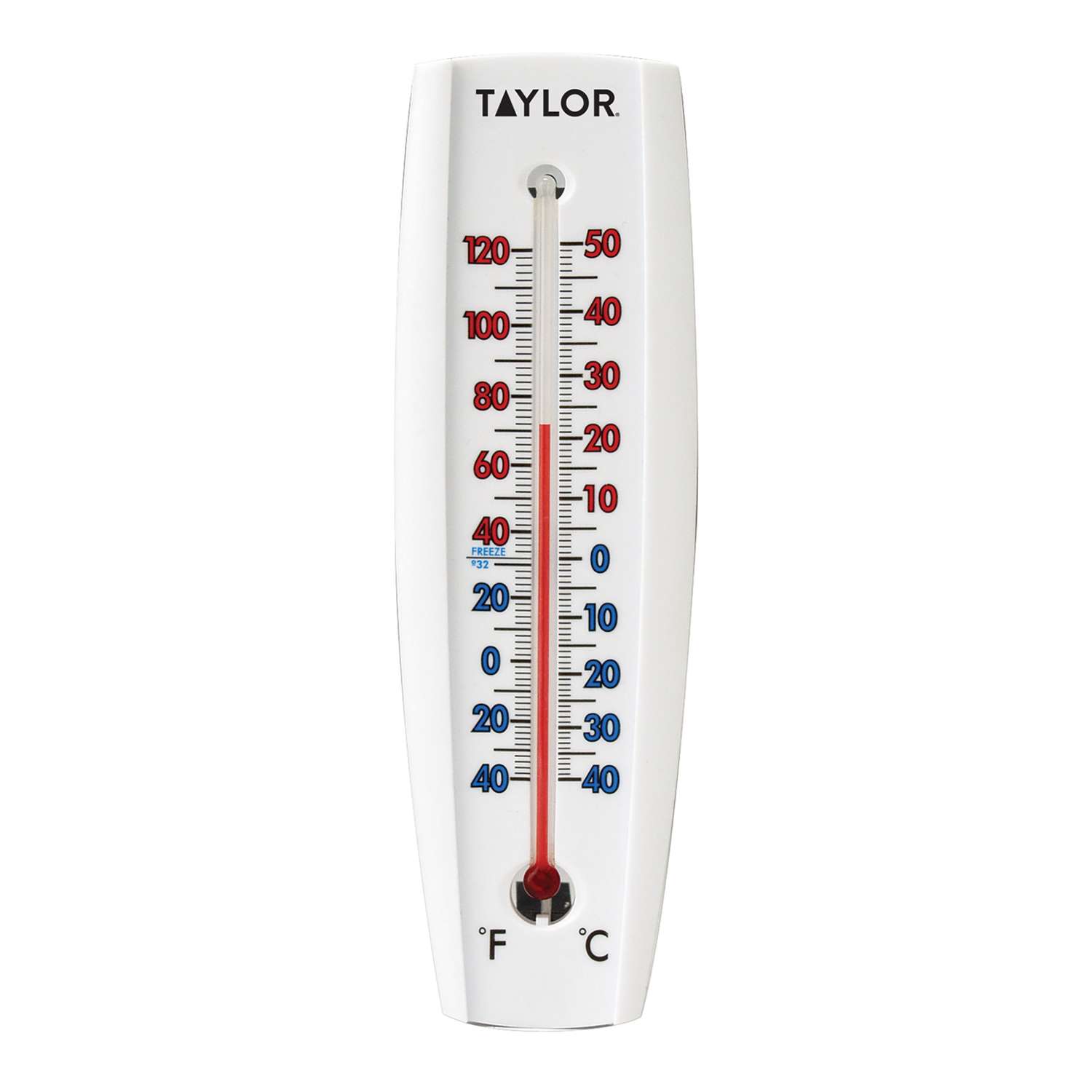 Taylor Tube Thermometer Plastic White Ace Hardware