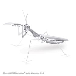 Fascinations Metal Earth Praying Mantis 3D Model Kit Silver