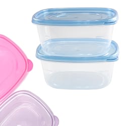 Chef Craft Blue Plastic Food Storage Containers 25.5 oz