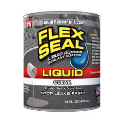 Flex Seal Family of Products Flex Seal Clear Liquid Rubber Sealant Coating 16 oz