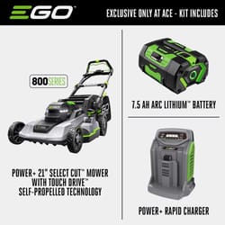 EGO Power+ 800 Series LM2135SP 21 in. 56 V Battery Self-Propelled Lawn Mower Kit (Battery & Charger) W/ 7.5 AH BATTERY