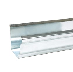 Amerimax 3.5 in. H X 5 in. W X 120 in. L Metallic Galvanized Steel K Gutter