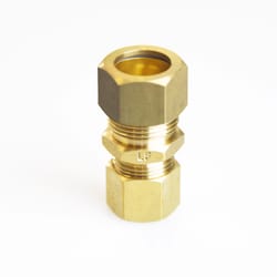 ATC 5/8 in. Compression X 1/2 in. D Compression Yellow Brass Union