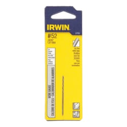 Irwin 52 X 1-7/8 in. L High Speed Steel Wire Gauge Bit Straight Shank 1 pc