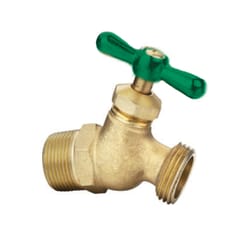 Champion Plumbing 1/2 in. MIP X 3/4 in. MHT Brass No-Kink Hose Bibb