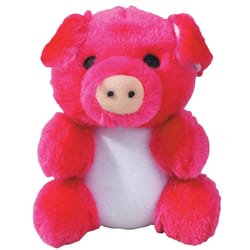 Boss Pet Zanies Assorted Plush Pink Pig Dog Toy 4.75 in. 1 pk