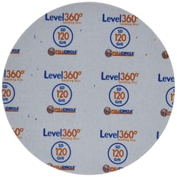 Full Circle Level 360 8.75 in. Aluminum Oxide Hook and Loop Sanding Disc 120 Grit Very Fine 5 pk