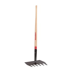Razor-Back 50.25 in. 6 Tine Steel Rake Wood Handle