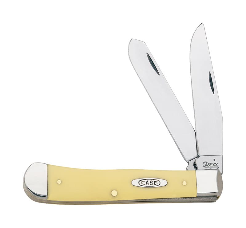 Photos - Other sporting goods Case Trapper Yellow Chrome Vanadium 4.13 in. Pocket Knife 161