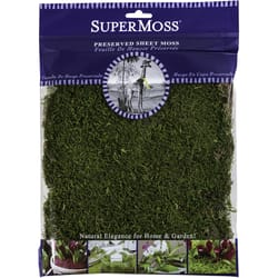 SuperMoss Green Sheet Moss 80.75 cu in