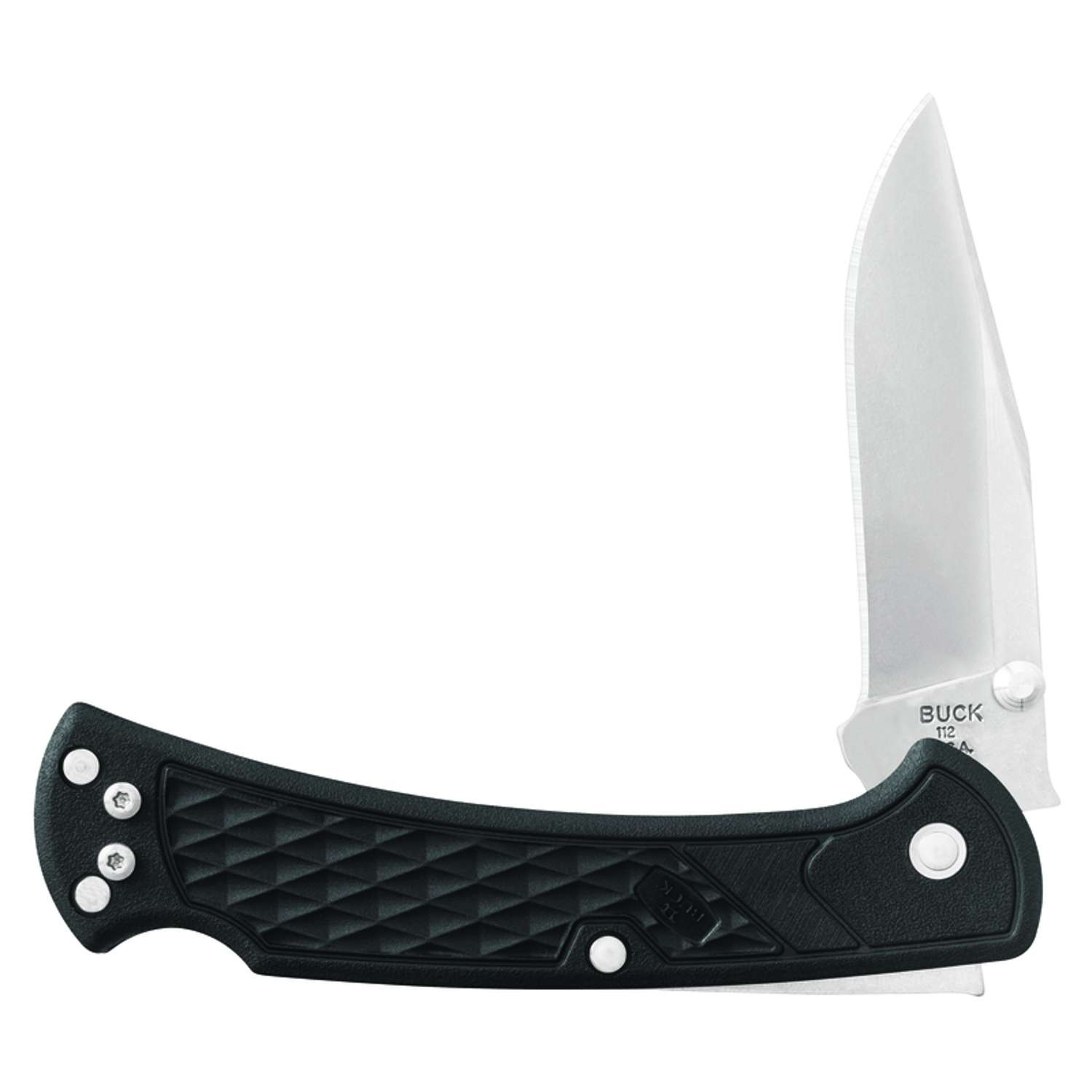 Buck Knives 112 Ranger Slim Select Black 420 HC Stainless