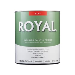 Royal Flat Tint Base Neutral Base Paint Exterior 1 qt