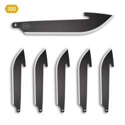 Outdoor Edge Stainless Steel Drop-Point Replacement Blade Set 3 in. L 6 pk