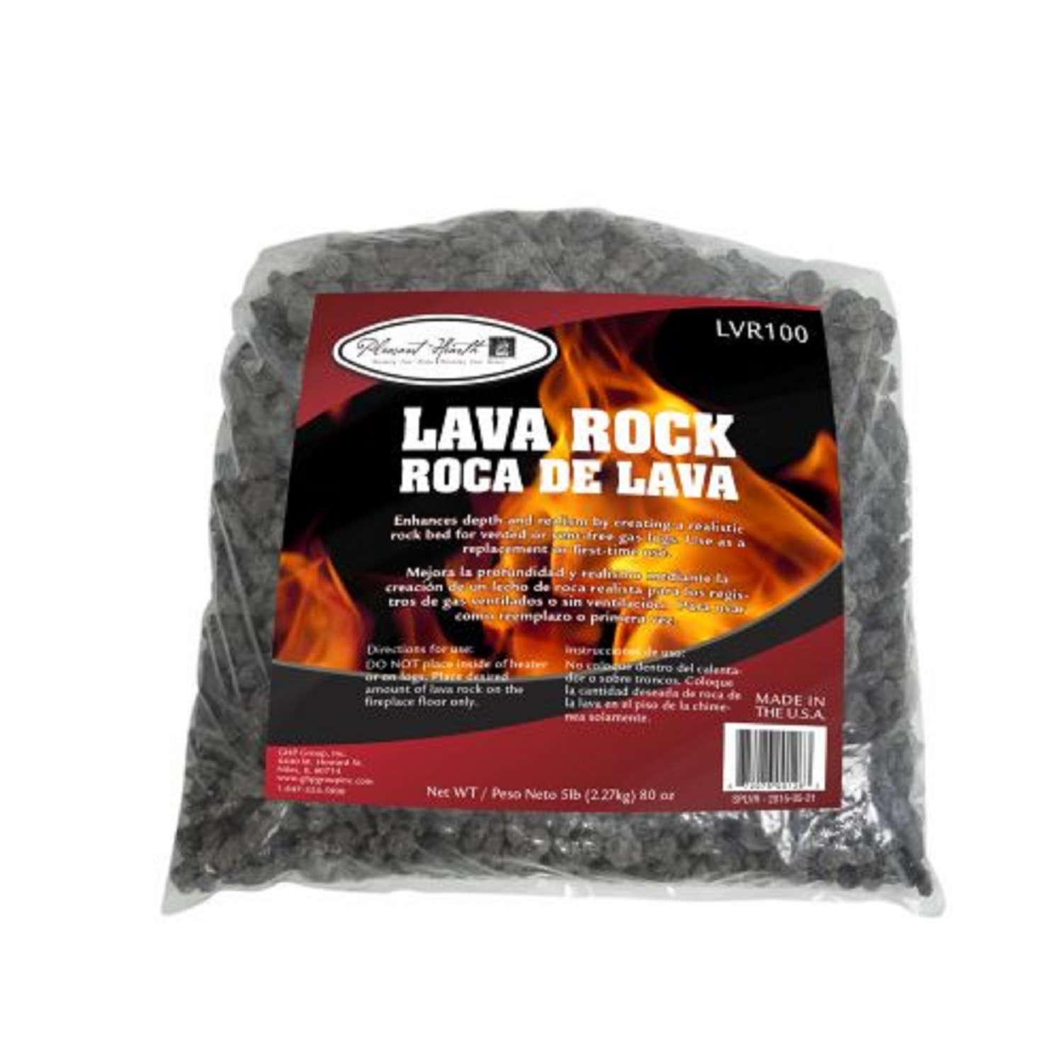 Renewed Char-Broil Lava Rock 6 lbs 