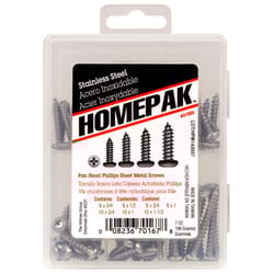 HILLMAN No. 6 Ga. Phillips Pan Head Sheet Metal Screw Kit