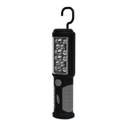 ATAK 100 lm Black/Gray LED Work Light Flashlight AA Battery