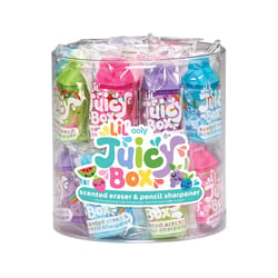 OOLY Lil Juicy Box Assorted Eraser and Sharpener 1 pk