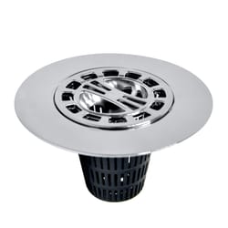 Ace Chrome Plastic/Stainless Steel Shower Drain Strainer