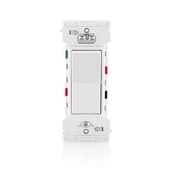 Leviton Lever Edge 15 amps 3-Way Rocker Switch White 10 pk