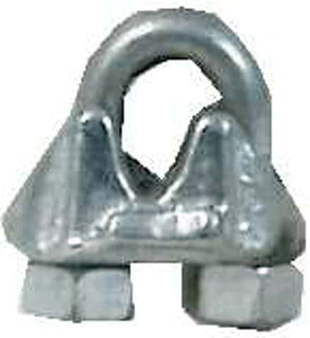 Campbell Electrogalvanized Malleable Iron Wire Rope Clip 1-1/16 in. L Campbell Electrogalvanized Malleable Iron Wire Rope Clip 1-1/16 in. L