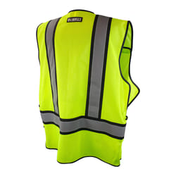 DeWalt Reflective Polyester Mesh Class 2 Hi-Vis Breakaway Vest Green XL/3XL