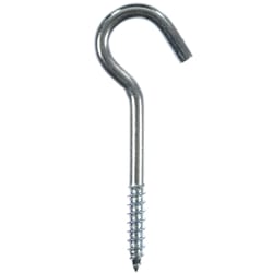 Customized Metal Heavy Duty Screw 2' White Cup Hooks Screw in Mug