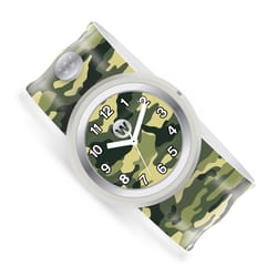 Watchitude Child's Army Camo Green Analog Watch Silicone Water Resistant One Size Fits Most