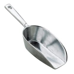 King Tex Aluminum Silver Kitchen Scoop