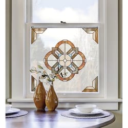 Artscape .007 in. H X 12 in. W X 12 in. L Newport Amber Vinyl Window Film