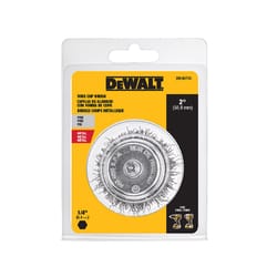 DeWalt 2 in. Fine Crimped Wire Cup Brush Metal 4500 rpm 1 pc