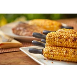 Weber Black/Silver Stainless Steel Corn Holder Set