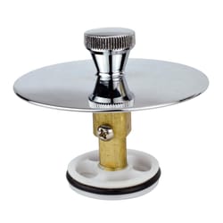 Keeney 2 in. Polished Chrome Metal Tub Stopper