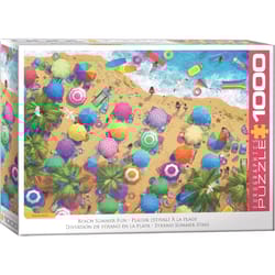 Eurographics Beach Summer Fun Jigsaw Puzzles Multicolored 1000 pc