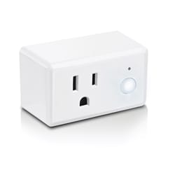 Feit Smart Home Residential Plastic Extension Smart-Enabled Plug with Night Light 1-15R