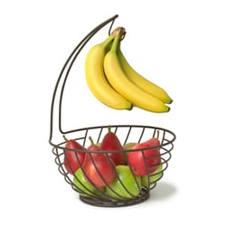 Spectrum 11 oz Brown Steel Fruit Tree Bowl 1 pk