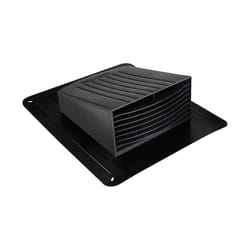 Dundas Jafine Black Plastic Exterior Vent Hood