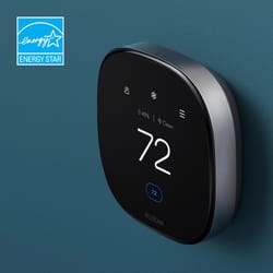 Ecobee Premium Built In WiFi Heating and Cooling Touch Screen Smart-Enabled Thermostat