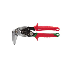 Milwaukee 9 in. Steel Right Cut Aviation Snips 22 Ga. 1 pk