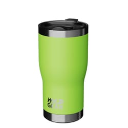 Wyld Gear 20 oz Double Wall Vacuum Insulated Lime Green BPA Free Vacuum Insulated Tumbler