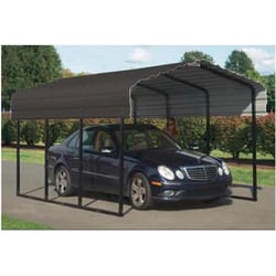 ShelterLogic Ultra Max Steel Arrow Carport Canopy 7 ft. H X 10 ft. W X 15 ft. L