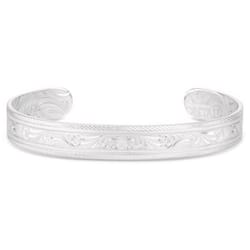 Montana Silversmiths Women's Thin Silver Cuff Bracelet